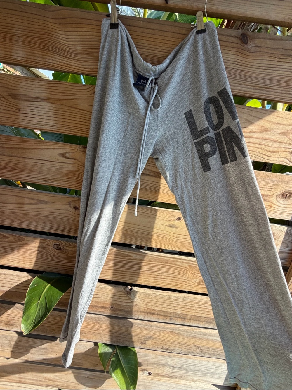 Y2K LOVE PINK Gray Lounge Pants